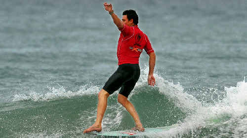 Dane Pioli took out the open nine foot NSW longboard title. Dane Pioli took out the open nine foot NSW longboard title.